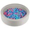 Kids Round Ball Pit with 200 Ocean Balls PU Leather, 41.5” Diameter, 25D Sponge Cushion